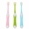 HSKMALL 15X1.1cm Assorted Color Toothbrushes 3pcs Baby Toothbrush Bristles Nursing Brush Children Cleaning T