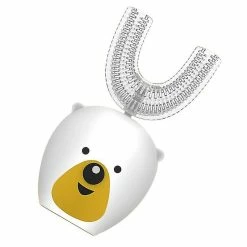 HSKMALL 9.9X5.4cm White Toothbrushes 1pc Electric U Shape Sonic Toothbrush Professional Baby Electric Toothb