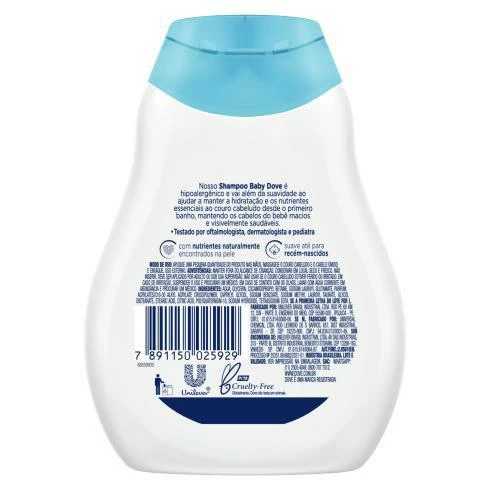 Shampoo Baby Dove Hidratação Enriquecida - 200ml - UNILEVER BRASIL - Image 2