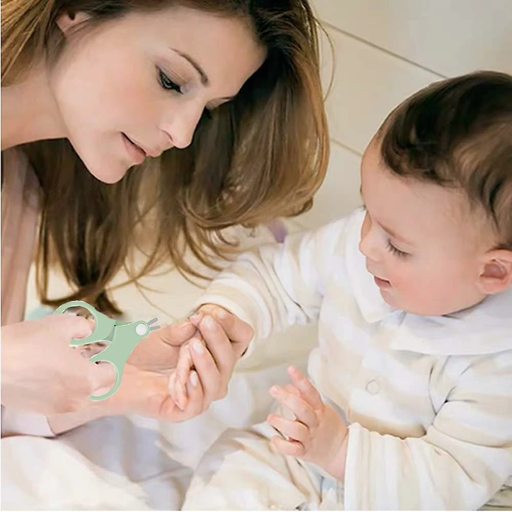 Wabjtam Baby Nail Set, 4 In 1 Baby Nail Care Set, Baby Nail Clippers, Scissors, Baby Nail File And Tweezers For Baby Boys And Girls (green) - Image 5