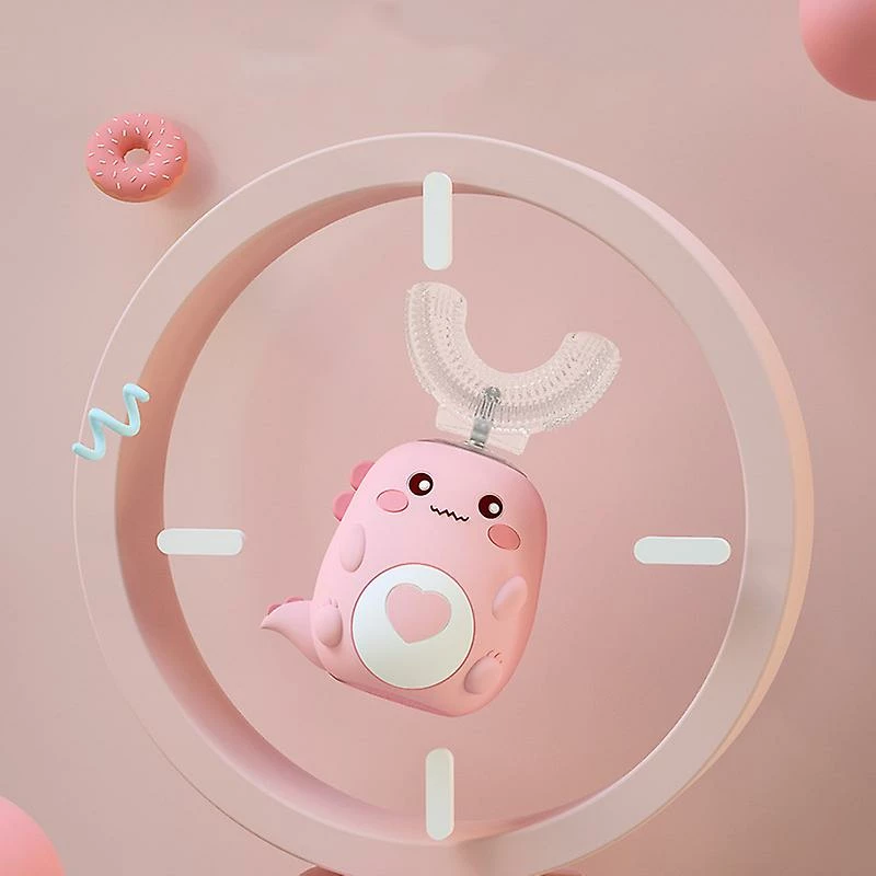 Unbranded Yaju Electric Toothbrush Kidschildren's U-shaped Electric Toothbrush Baby Sonic Mute Soft Hair U-shaped Toothbrush 2-6-12 Years Old Tooth Cleaner(1pc - Image 5