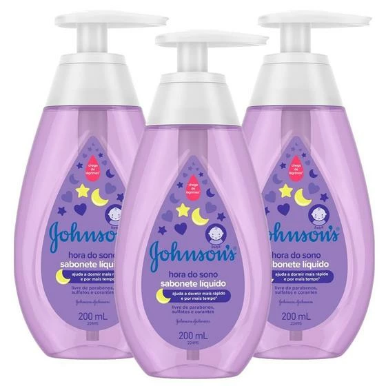 Leve 3 Pague 2 Sabonetes Líquidos Johnson's Baby Hora Do Sono