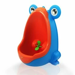Unbranded Boy's Baby Urinal - Cute Frog Standing Potty Training Urinal For Pee Trainer With Funny Aiming Target - Blue