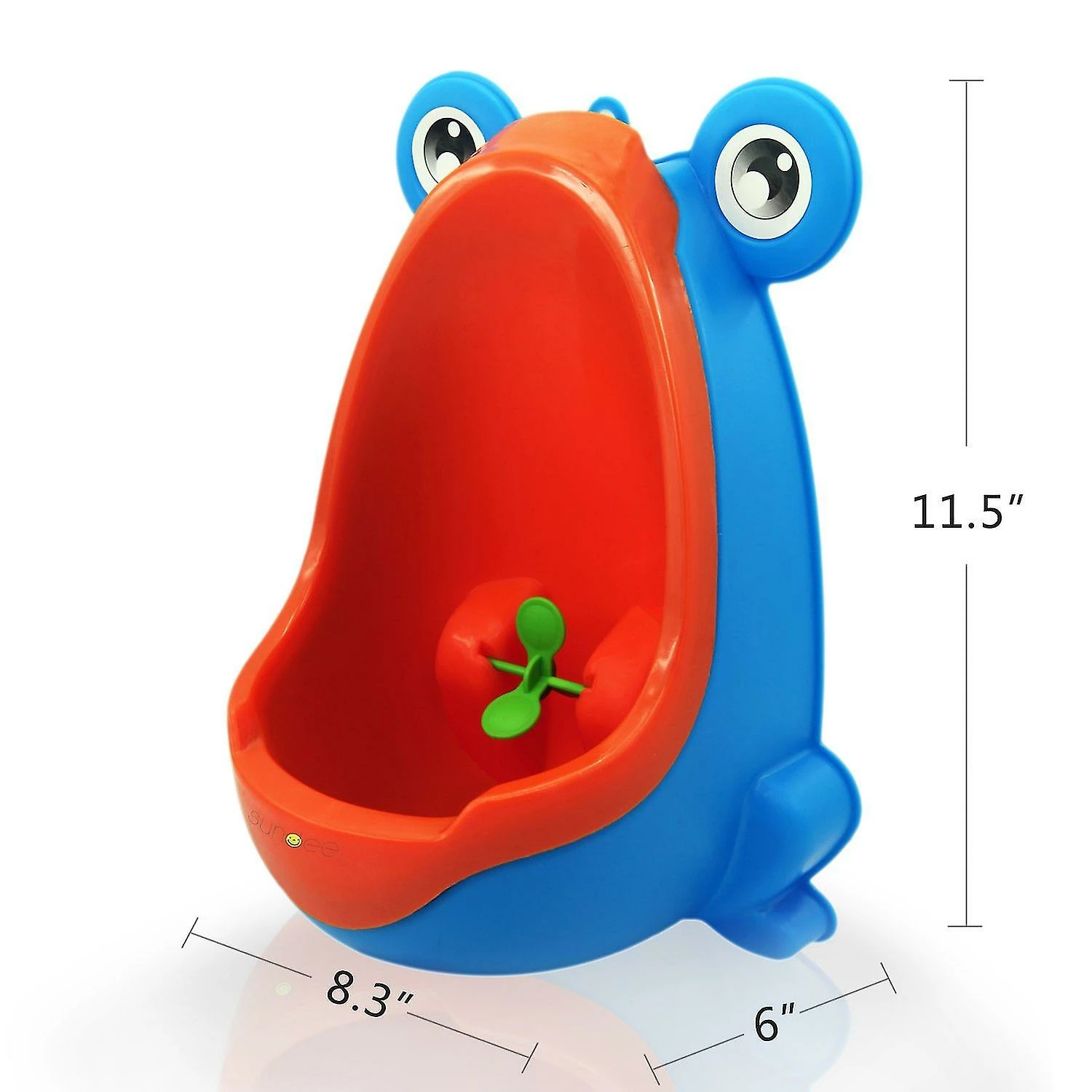 Unbranded Boy's Baby Urinal - Cute Frog Standing Potty Training Urinal For Pee Trainer With Funny Aiming Target - Blue - Image 2