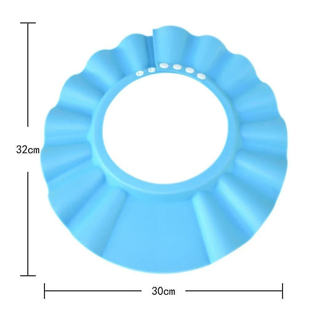 Unbranded Safe Shampoo Shower Bathing Protection Bath Cap Soft Adjustable Visor Hat For Toddler, Baby, Kids, Children - Image 2