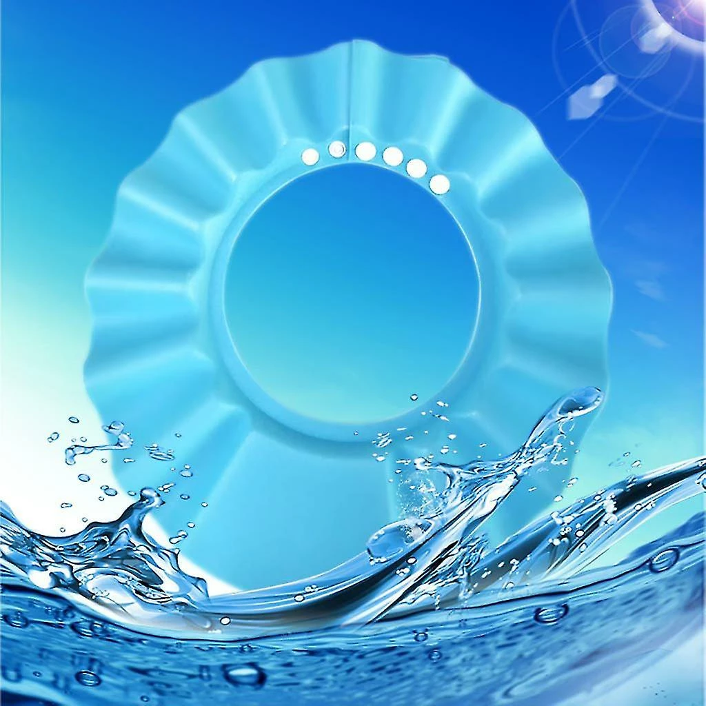 Unbranded Safe Shampoo Shower Bathing Protection Bath Cap Soft Adjustable Visor Hat For Toddler, Baby, Kids, Children - Image 5