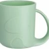Unbranded Tooth Cup Plastic With Handle Cartoon Toothbrush Holder Home Baby Care Products 10.3*7.4cm Green