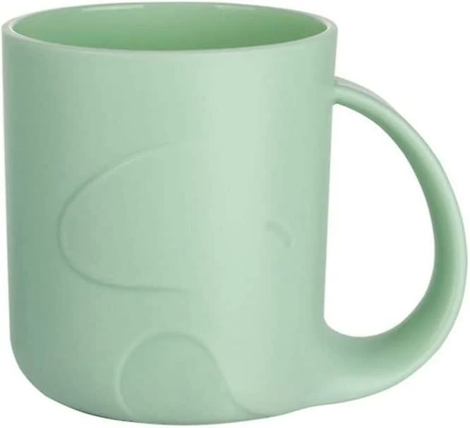 Unbranded Tooth Cup Plastic With Handle Cartoon Toothbrush Holder Home Baby Care Products 10.3*7.4cm Green