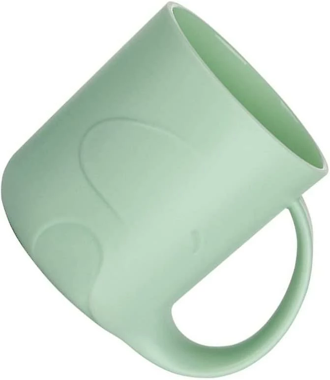 Unbranded Tooth Cup Plastic With Handle Cartoon Toothbrush Holder Home Baby Care Products 10.3*7.4cm Green - Image 5