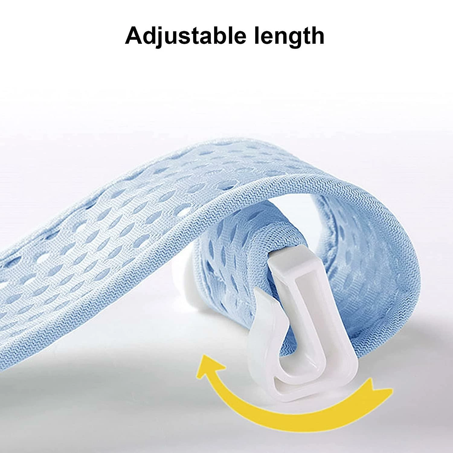 Wabjtam Baby Bath Cushion Nonslip Newborn Bathtub Seat Adjustable Infant Bathing Support Mat Baby Shower Bathtub Sit Up Mesh Bathtub Slingblue - Image 5