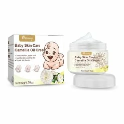 Qian Wiieey Baby Skin Care Camellia Oil Cream Baby's Gentle Soft Skin Hidratante Nutritivo Anti-secagem