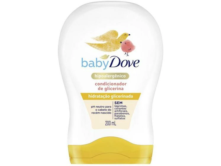 Condicionador Infantil Baby Dove - Hidratação Glicerinada 200ml