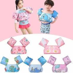 Cold Frost Baby Float Cartoon Arm Sleeve Life Jacket Swimsuit Espuma Segurança Treinamento Flutuante Piscina Flutuante Anel De Natação Flutuante
