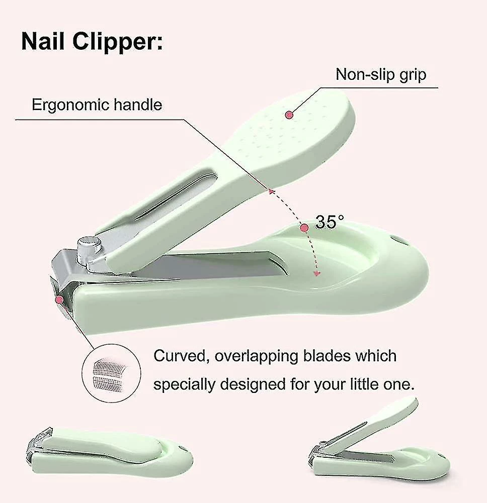 Unbranded 4 In 1 Baby Manicure Kit With Cute Case, Baby Nail Clippers, Scissors, Nail File - Image 3