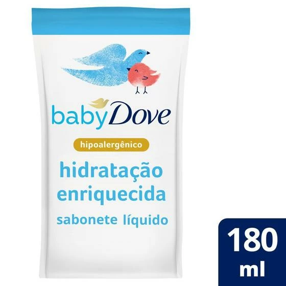 Sabonete Líquido Dove Baby Hidratação Enriquecida Refil 180ml - Image 2