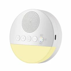 Unbranded White Noise Sleep Machine Built-in 6 Soothing Sound Soft Breath Light 15/30/60 Intelligent Timing For Baby Adult Office Travel