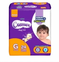 Fralda Cremer Disney Baby Tamanho G Prática Com 24 Fraldas Descartáveis