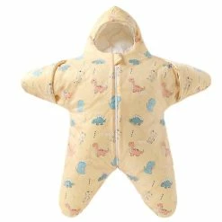Guoguo Baby Sleeping Bag Starfish Newborn Infant Fleece Swaddle Blanket Stroller Wrap Cotton