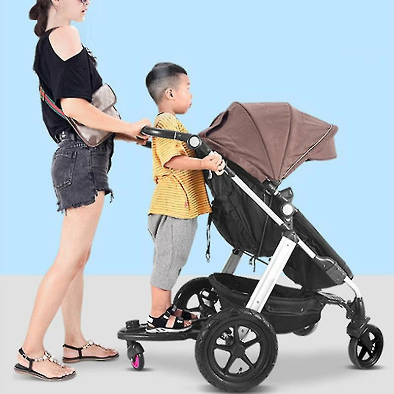 Unbranded Miman Trailing Small Tail Car Double Big Child Baby Stroller Second-child Artifact - Image 2