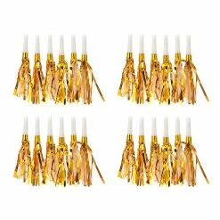 Giveuphesit Glitter Metallic Fringed Noise Maker Musical Blowouts Whistle Fringed Party Blower For Kids Birthday Baby Shower New Year Party Favor Suppliesworld Cu