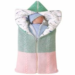 Sxbd Newborn Bunting Bag Baby Sleeping Bag Swaddle Warm Winter Blanket Envelope Zipper