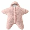 Shdg Tmall Baby Sleeping Bag Starfish Newborn Infant Fleece Swaddle Blanket Stroller Wrap