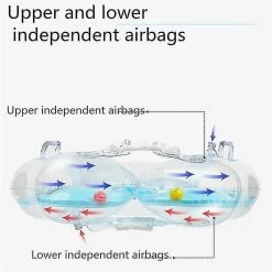 A Smile Baby Swimming Ring Neck Inflatable Safety Swim Accessories Float Circle