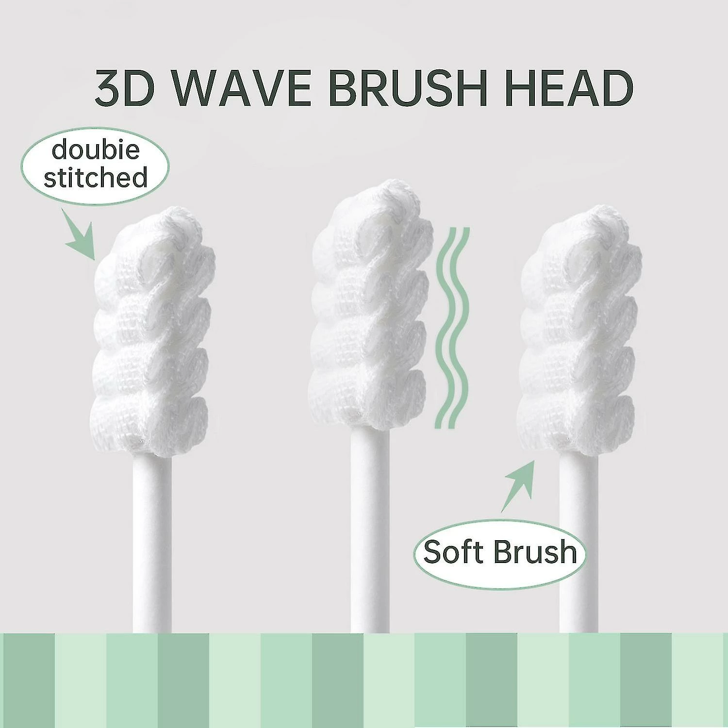 A Smile Baby Toothbrush Disposable Infant Toothbrush Clean 60pcs - Image 5