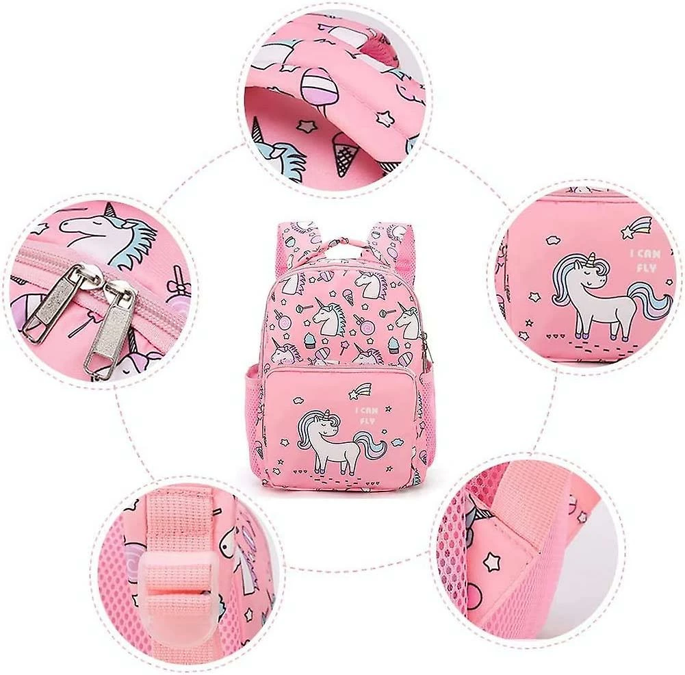 Unbranded Kids Backpack Girls, Baby Girls Unicorn School Bag, Kids Princess Backpack Toddler Backpac - Image 3