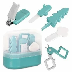Unbranded Baby Nail Clippers Kit, 4-in-1 Baby Nail Care Set With Cute Case