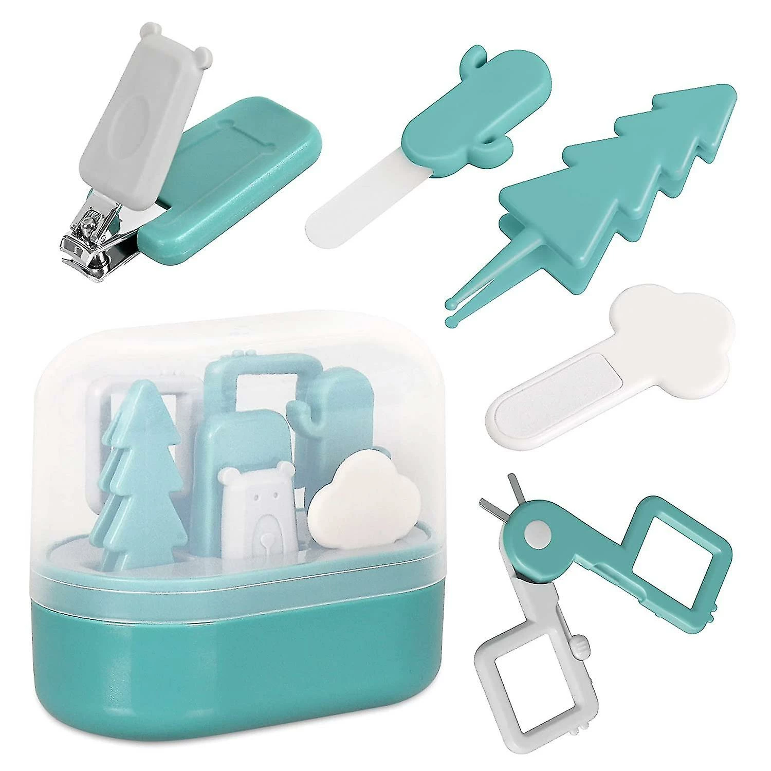 Unbranded Baby Nail Clippers Kit, 4-in-1 Baby Nail Care Set With Cute Case - Image 3