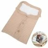 Sxbd Unisex Baby Cobertores Bebê Macio Grosso Velo Malha Bebê Meninas Carrinho Embrulha Acessório Bebê Recém-nascido
