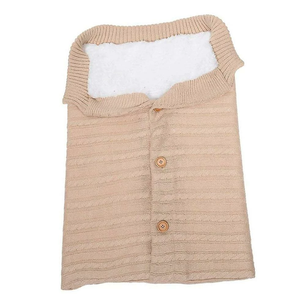 Sxbd Unisex Baby Cobertores Bebê Macio Grosso Velo Malha Bebê Meninas Carrinho Embrulha Acessório Bebê Recém-nascido - Image 2