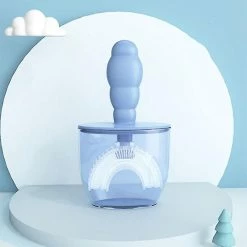 MARSKE Baby Toothbrush Children Teeth Oral Care Cleaning Brush Kids U-shaped Teethbrush