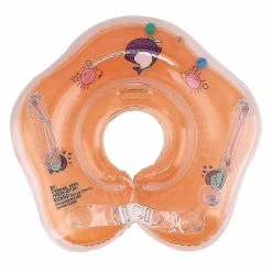 Unbranded Newborn Baby Swimming Neck Ring Tube Bathing Safety Infant Bathing Float Circle Inflatable Water Floating-cl.