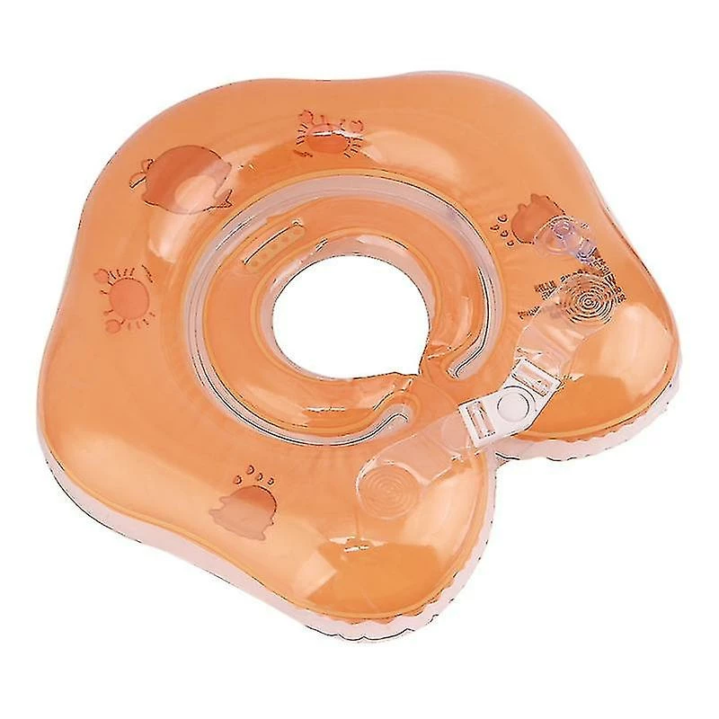 Unbranded Newborn Baby Swimming Neck Ring Tube Bathing Safety Infant Bathing Float Circle Inflatable Water Floating-cl. - Image 2