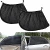 Unbranded 2pcs Car Window Shades Mosquito Net Sun Cover Rear Side Kids Baby Uv Protection Block Mesh Mosquito