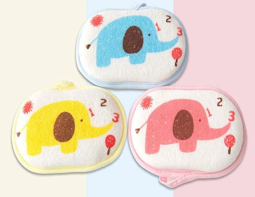 Giveuphesit Baby Bath Sponge Soft Foam Scrubber Natural Sponge For Bathing, Shower Scrubber Body Sponge For Kids/babies/men/women, Set Of 3 - Image 5