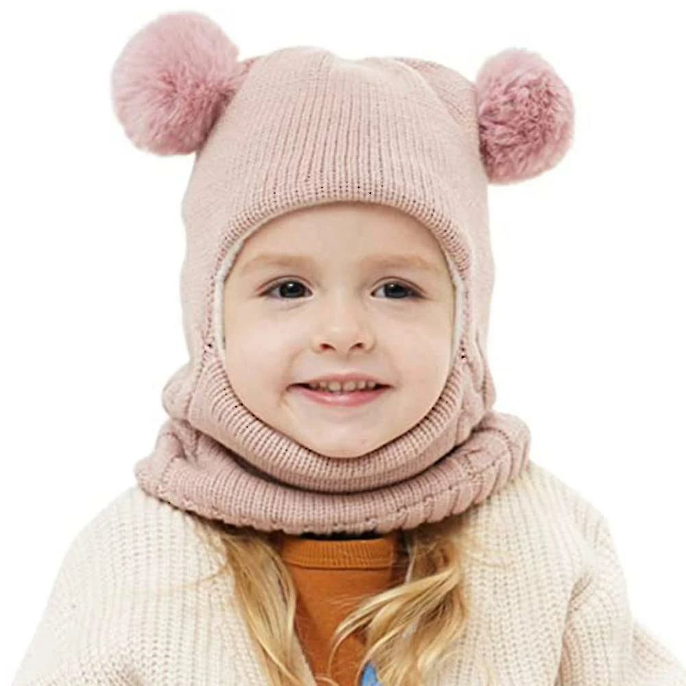 Unbranded Baby Winter Hat Scarf Set, Unisex Infant Toddler Kids Hat Scarf - Image 2