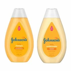 Kit Shampoo Johnson's Baby 400ml E Condicionador Johnson's Baby 400ml - JXJ