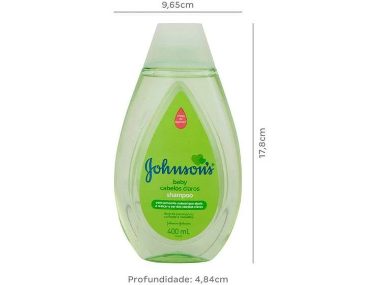Johnson's Baby Shampoo Johnsons Baby Cabelos Claros 400ml - Image 6