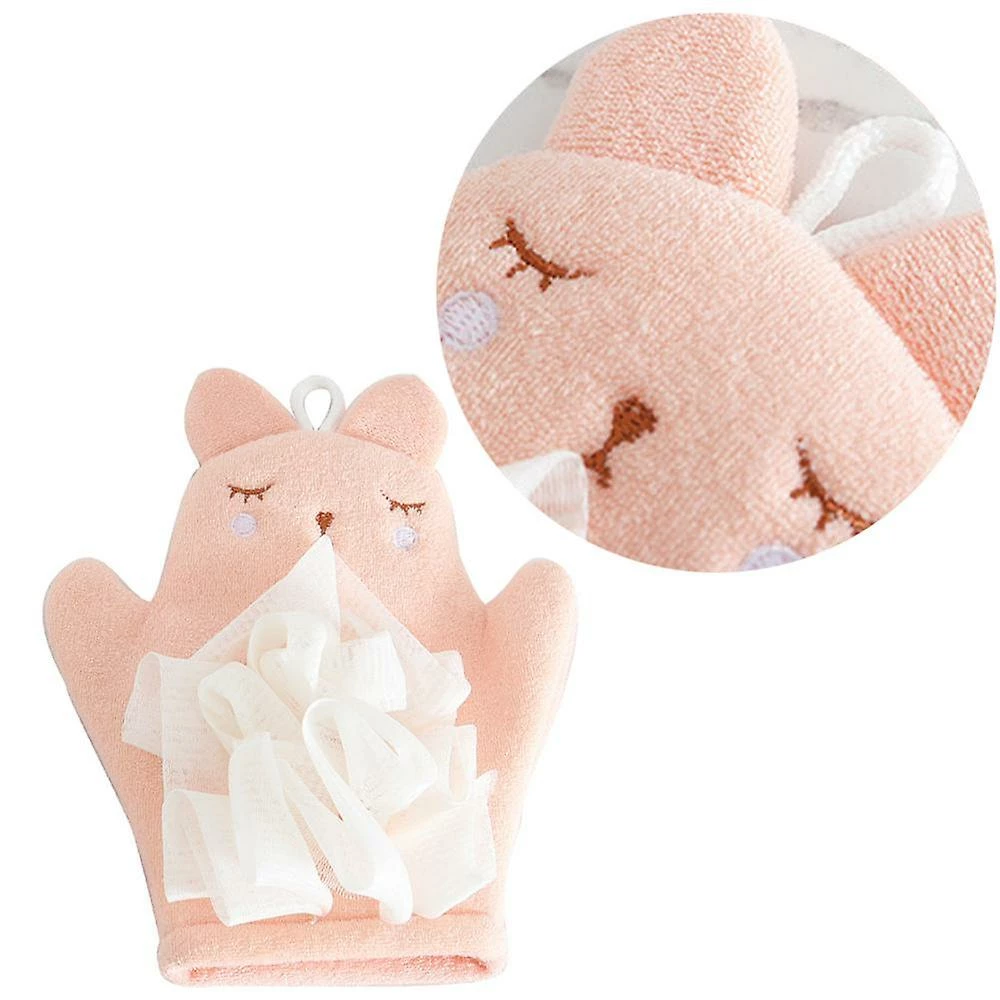 Giveuphesit Children's Bath Towel Dual-purpose Cartoon Sponge Baby Bath Ball Bath Gloves Bath Rubbing Back Foaming Net Artifact - Image 4