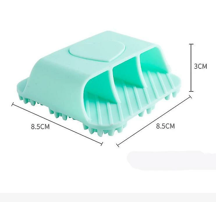 Giveuphesit Baby Shampoo Brush Baby Bath Sponge Silicone Scrubber Brush Fits All , Gentle And Soft Kids Washcloth - Image 3