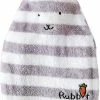 Manchalk Hot Water Bottle Rabbit Bunny Baby Kids Hot Water Bag With Rabbit Plush Cover Hand Foot Warmer Heat Up Portable Reusable Therapy Heating Pad Chrismas