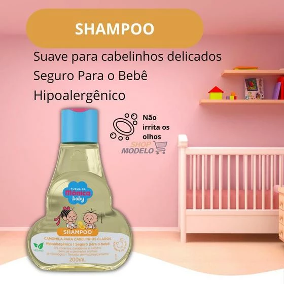 Shampoo Camomila Para Cabelinhos Claros Turma Da Monica Baby - TURMA DA MONICA BABY - Image 2