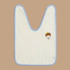 SANNE Baby Bibs Children's Wash Towels Kindergarten Kids Meals Feeding Cloth Cartoon Coral Fleece Bib Maternal And Infant Supplies