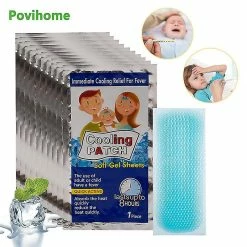 Sl Chang 5/9/13/20bags Baby Fever Down Cooling Patch Ice Gel Relieve Headache Dizziness Heat Stroke Care Sticker Polymer Hydrogel Plaster