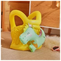 Unbranded Baby Inflatable Swim Ring Transparent Dinosaur Shape Sitting Pockets Float Ring