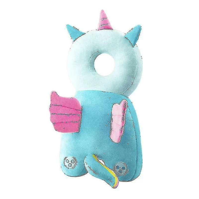 Unbranded Toddler Baby Head Protection Cushion Backpack Wearblue - Image 2