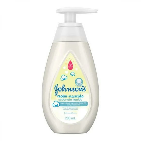 Sabonete Líquido Johnson's Baby Recém-nascido 200 Ml - Johnson&johnson